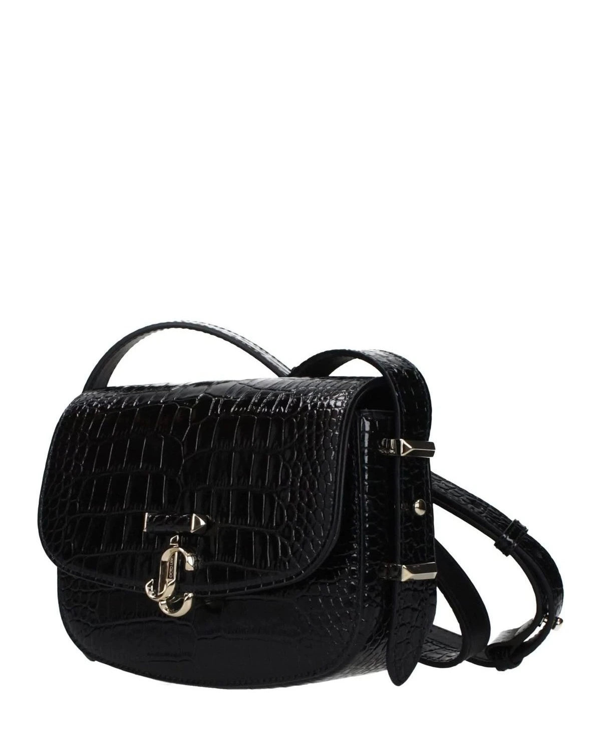 Jimmy Choo Black Leather Crossbody Bag Glam Steals