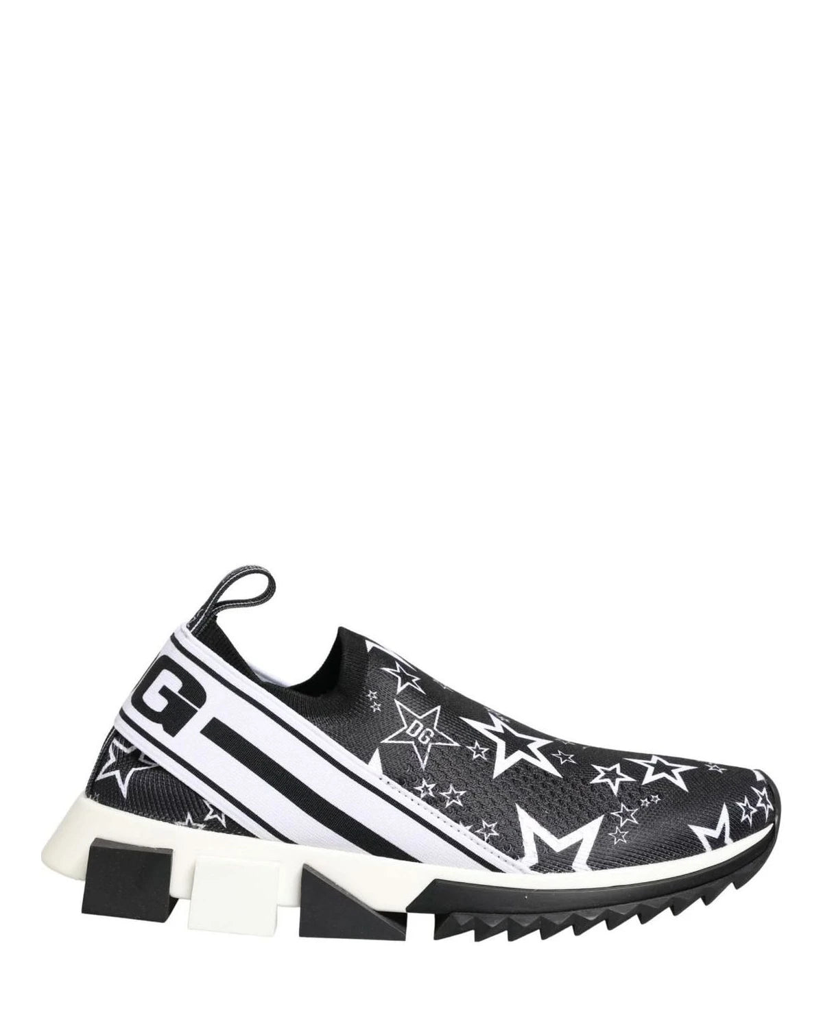 Dolce & Gabbana Black Stars Logo Sorrento Sneakers Shoes Glam Steals