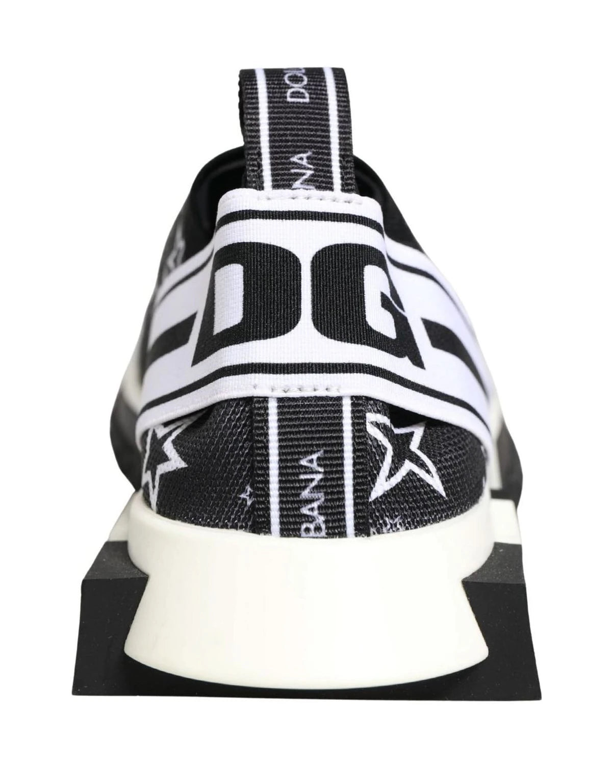 Dolce & Gabbana Black Stars Logo Sorrento Sneakers Shoes Glam Steals