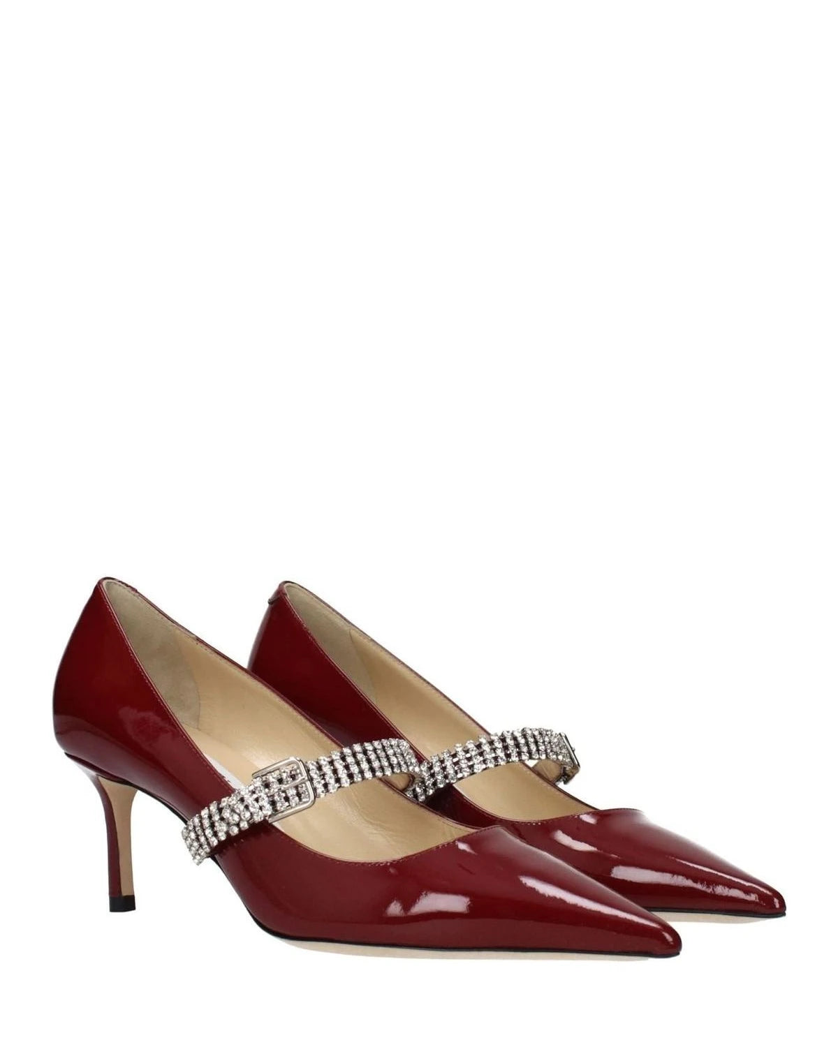 Jimmy Choo Red Leather High Heel Pumps Glam Steals