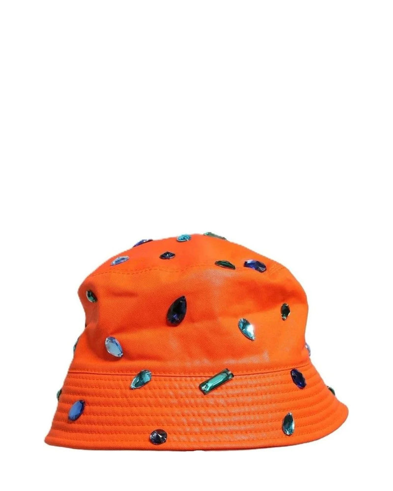 Dolce & Gabbana Bucket Hat in orange, Cotton — view 2