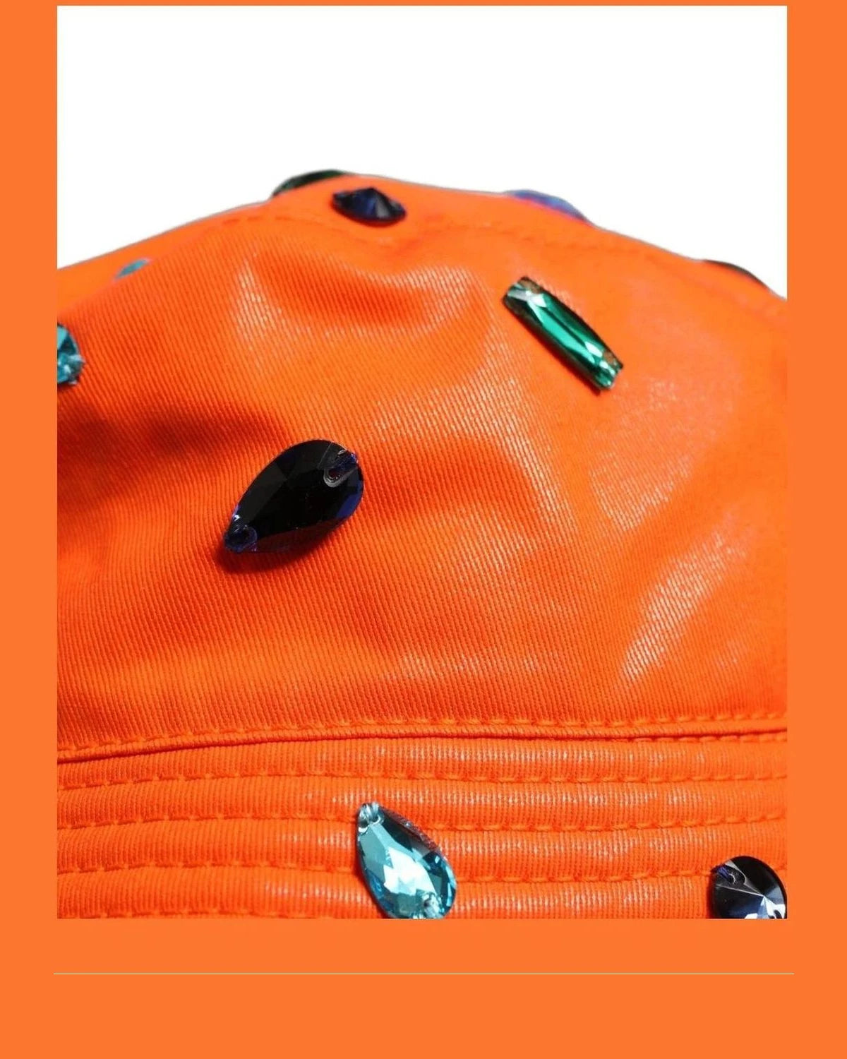 Dolce & Gabbana Bucket Hat in orange, Cotton — view 5