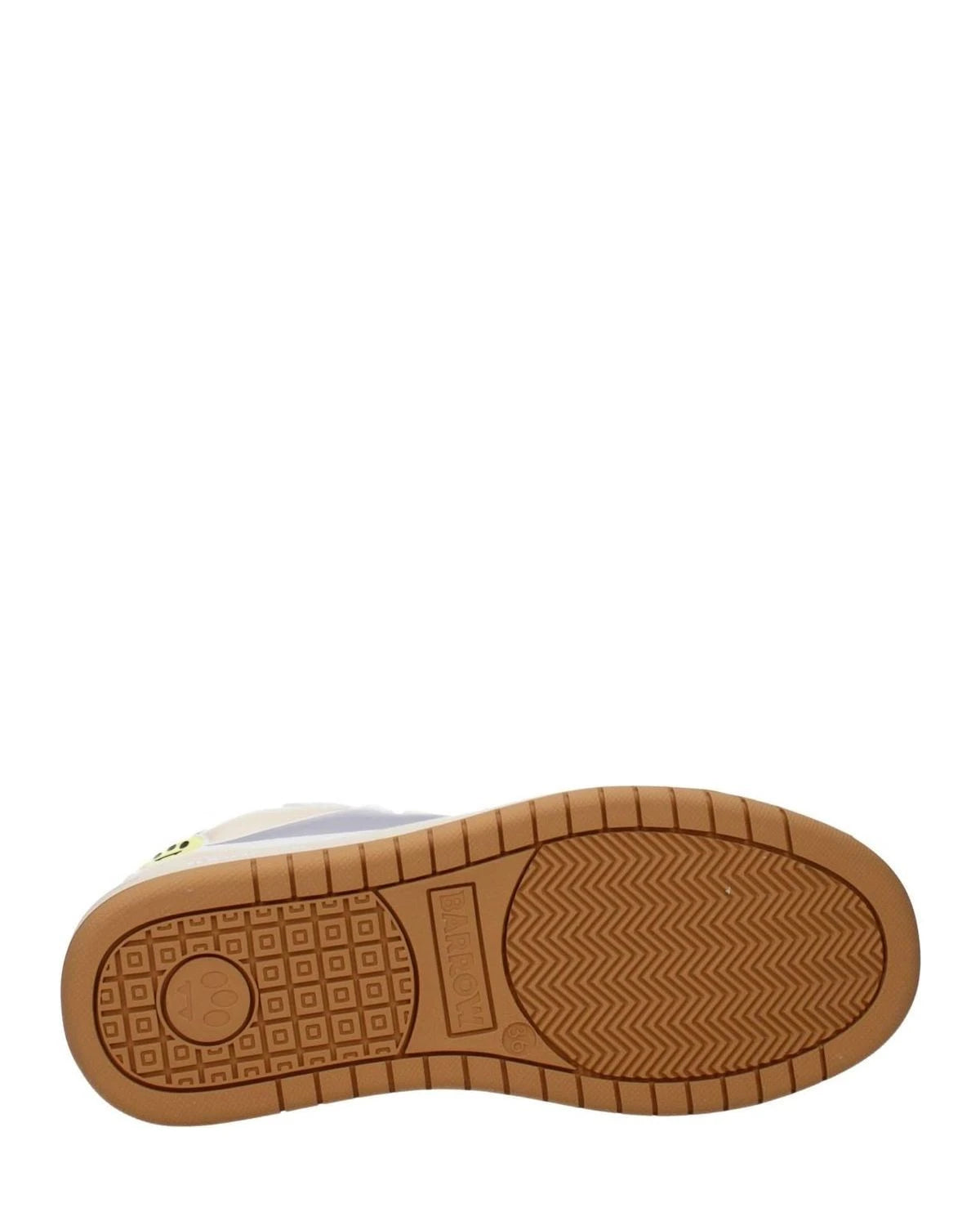 Barrow Beige Leather Low Top Sneakers Glam Steals