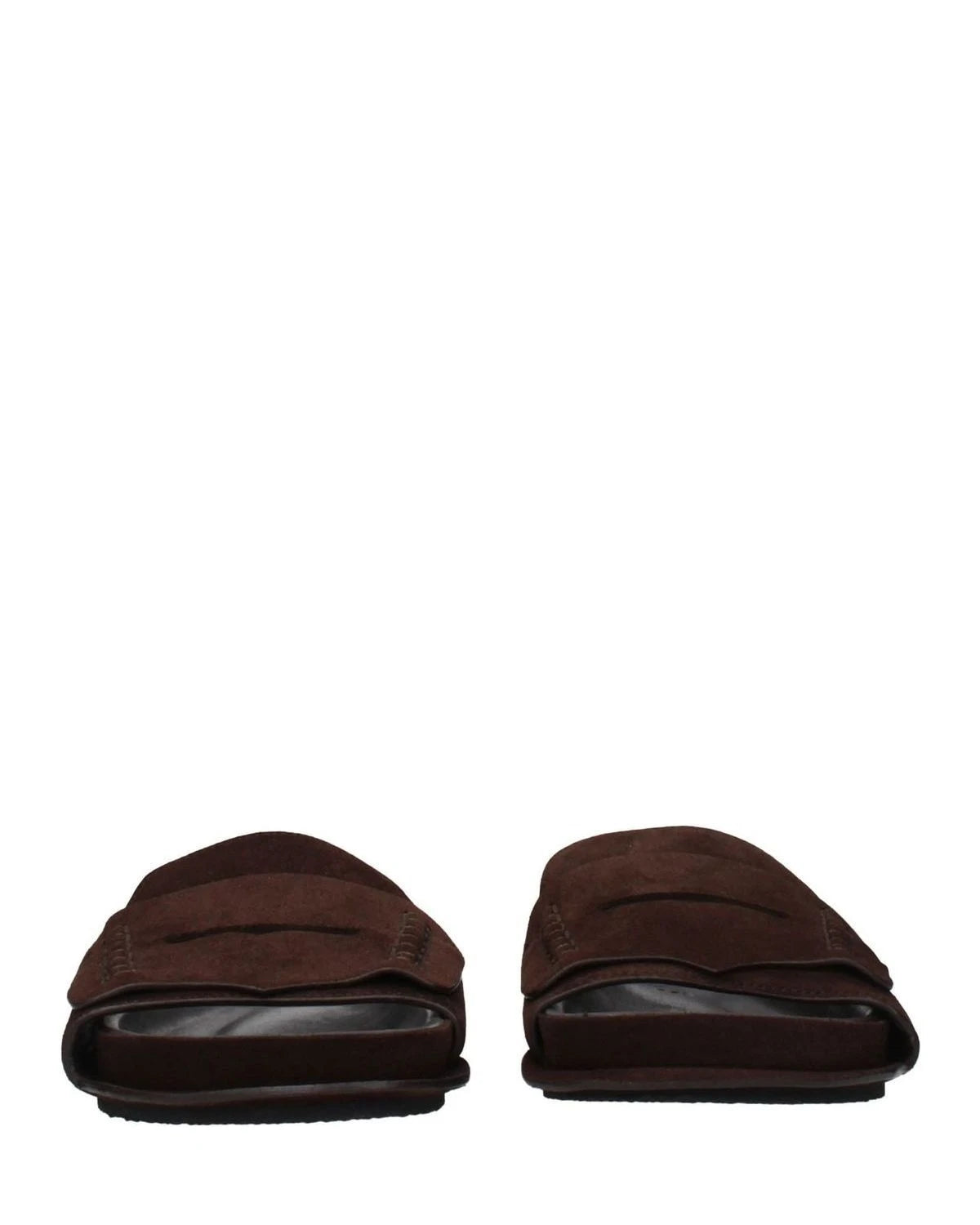 Jacquemus Brown Leather Slippers Glam Steals