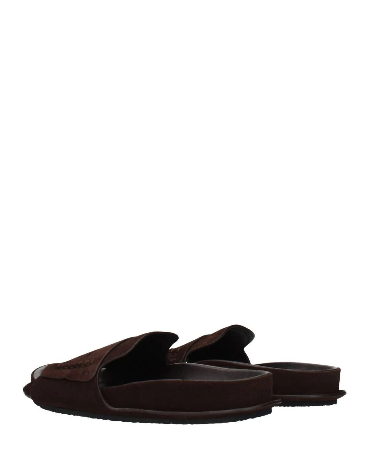 Jacquemus Brown Leather Slippers Glam Steals