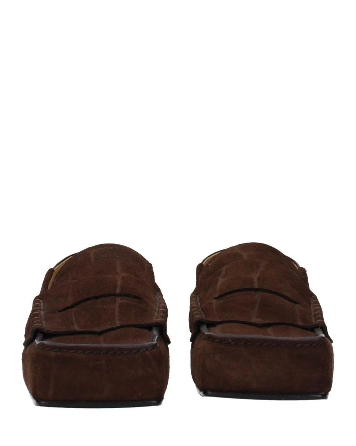 Jacquemus Brown Leather Slip On Loafers Glam Steals