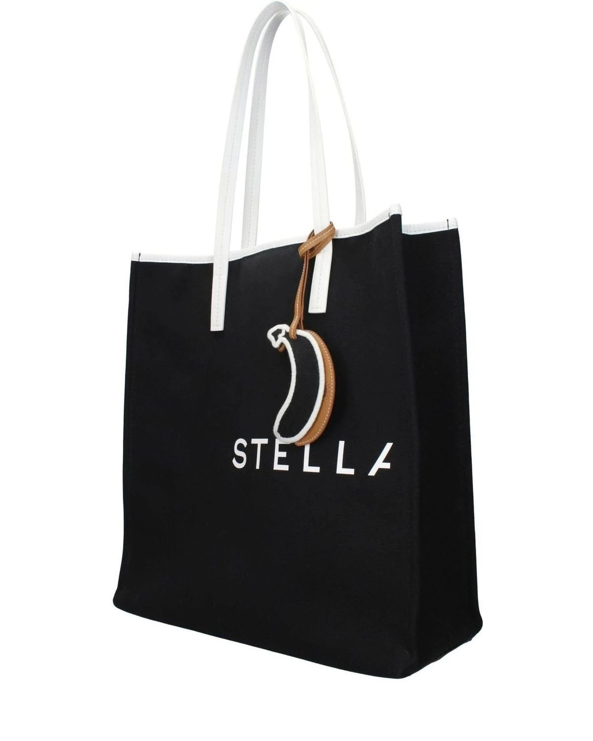 Stella Mccartney Black Fabric Shoulder Bag Glam Steals