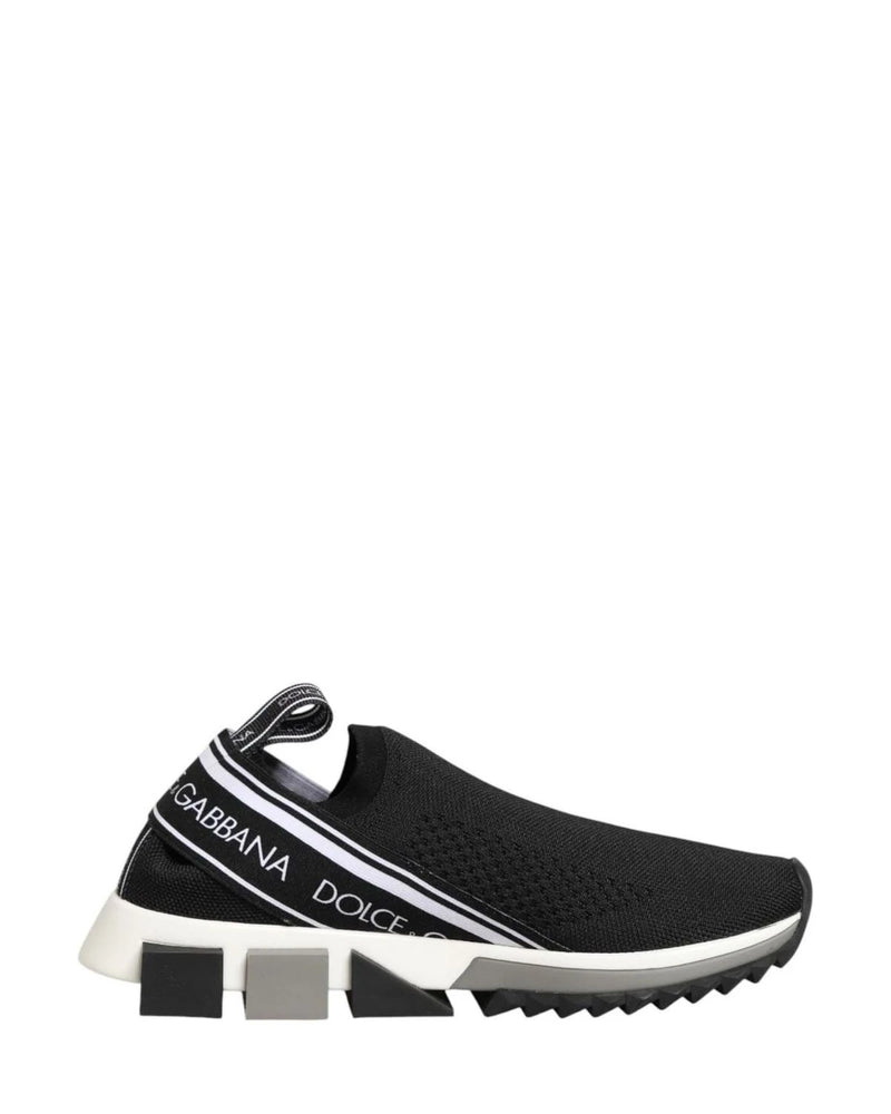 Dolce & Gabbana Black Slip On Sorrento Low Top Sneakers Glam Steals