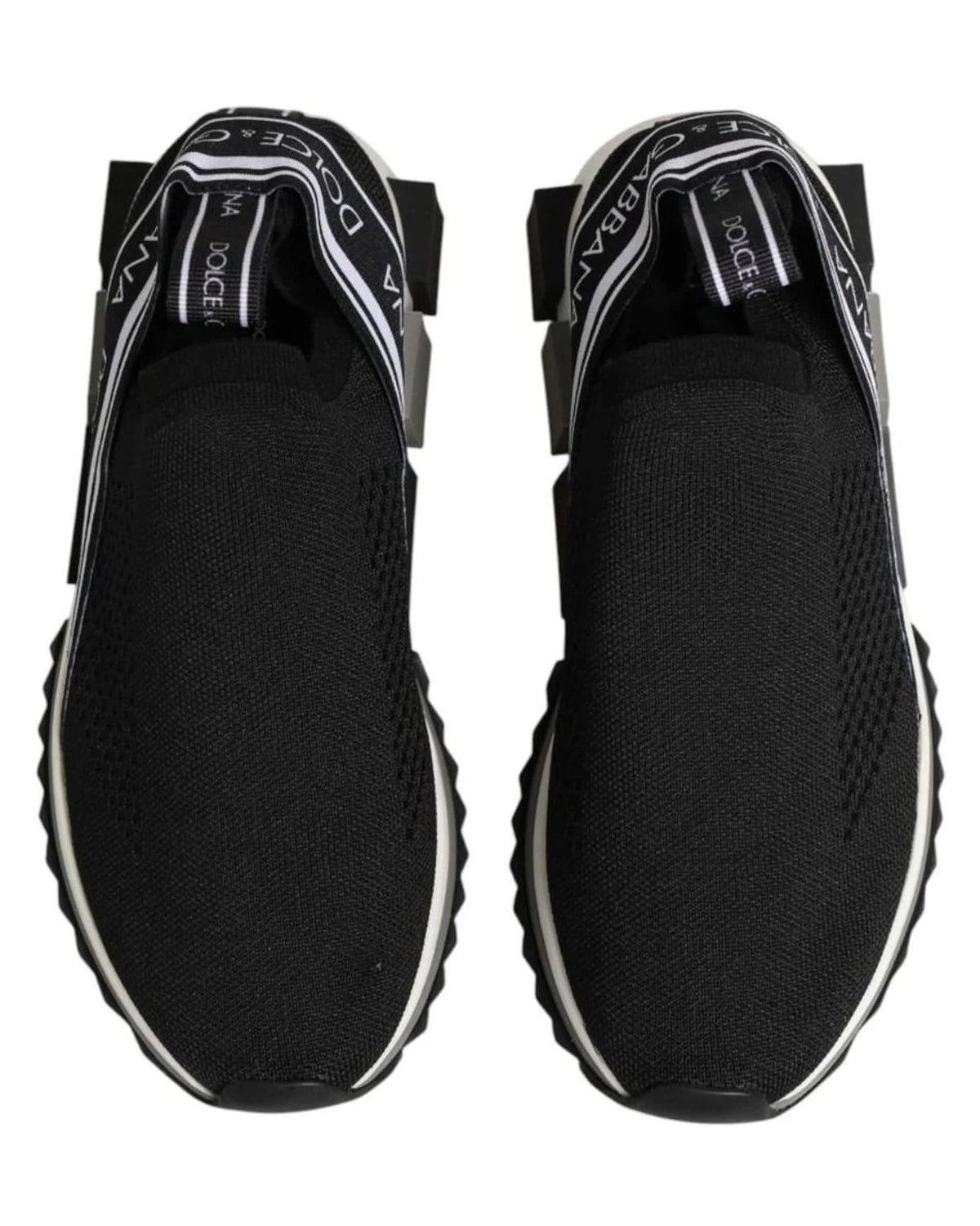 Dolce & Gabbana Black Slip On Sorrento Low Top Sneakers Glam Steals