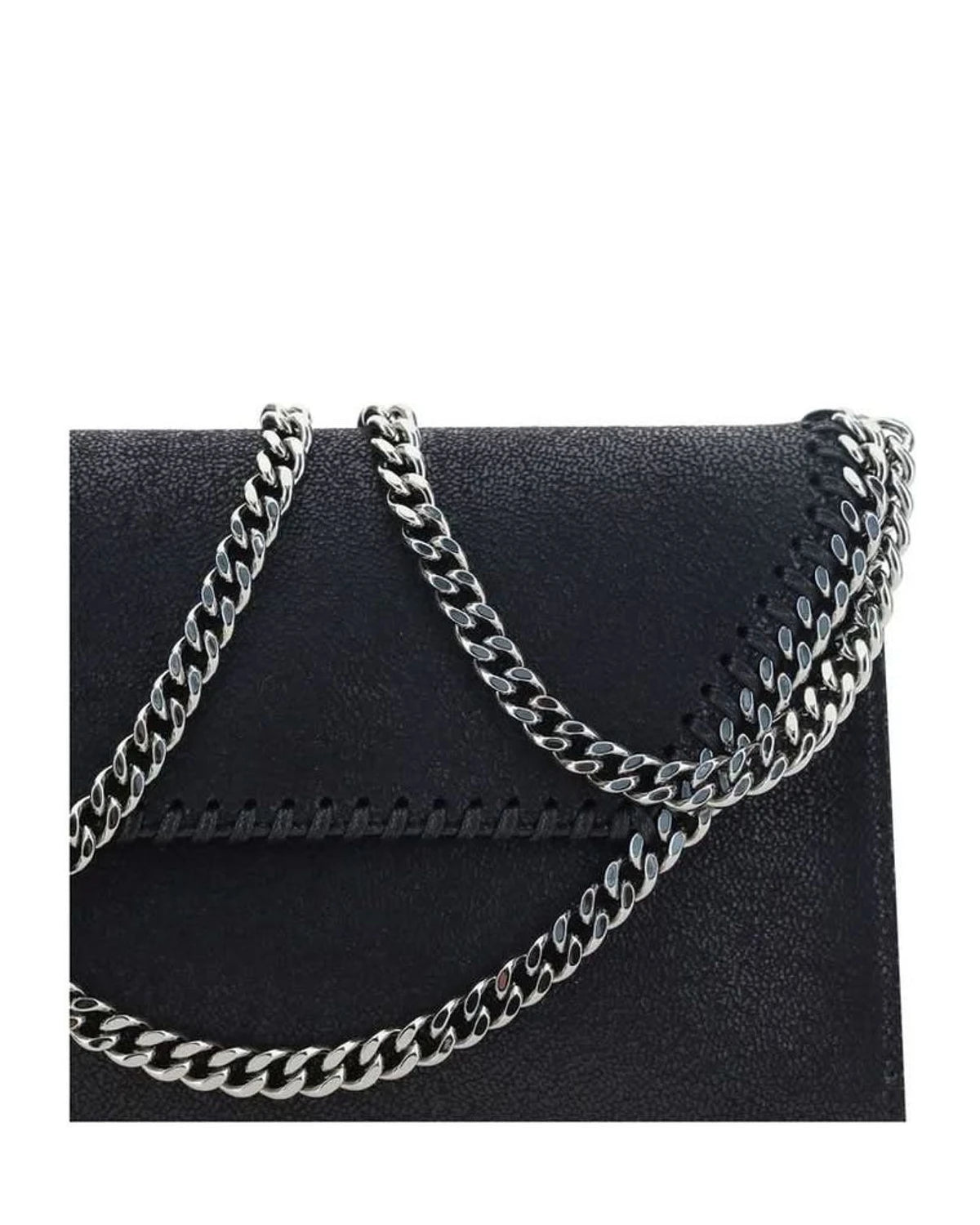 Stella Mccartney Black Polyester Shoulder Bag Glam Steals