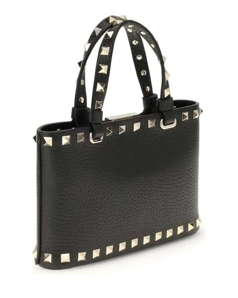 Valentino Garavani Black Leather Calf Bos Taurus Shoulder Bag Glam Steals