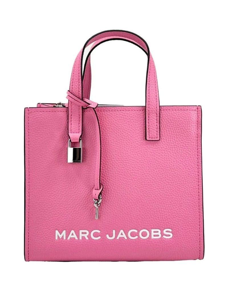 Marc Jacobs Grind Silver Satchel Bag 