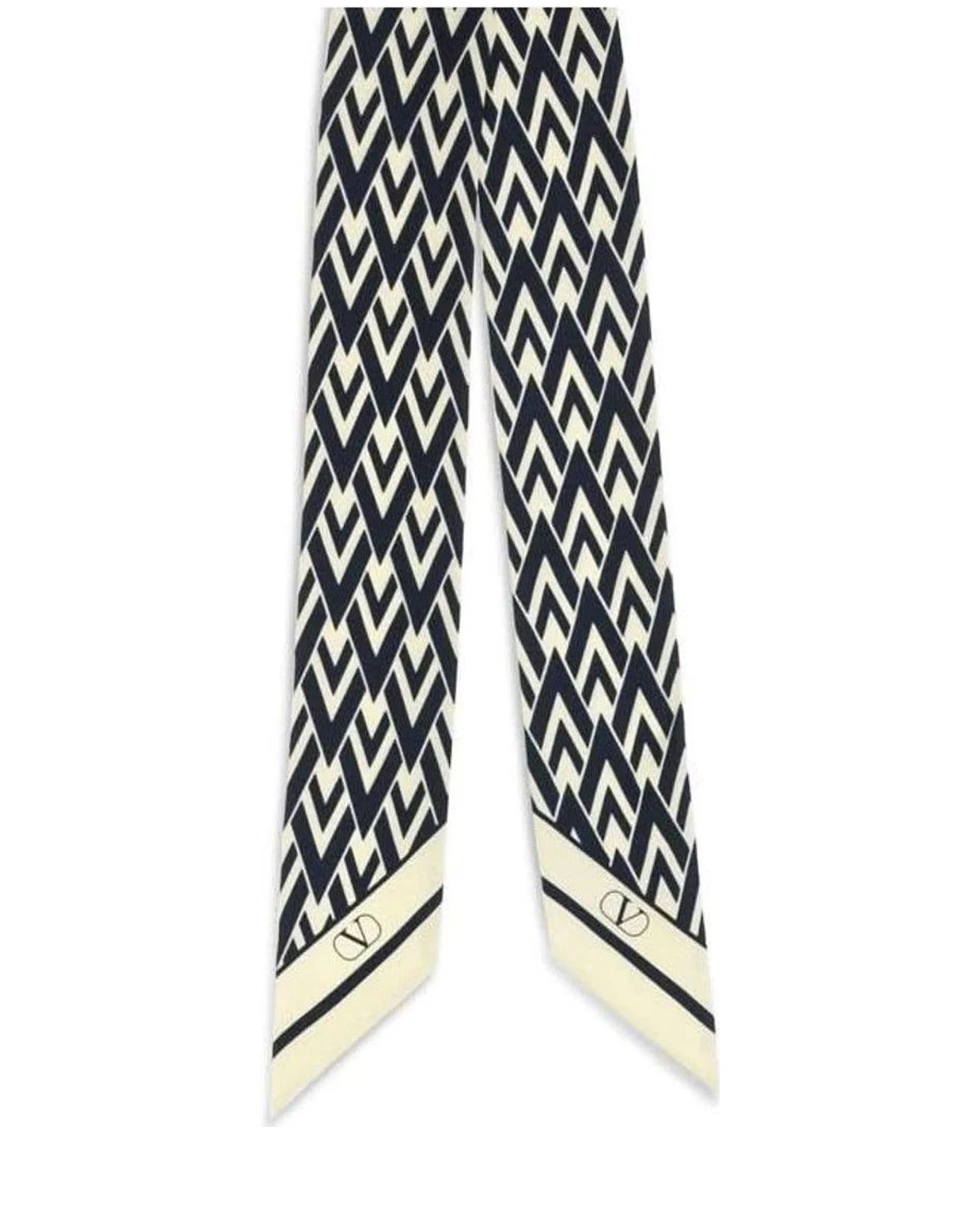 Valentino Garavani Scarves & Shawl in blue, Silk — view 3