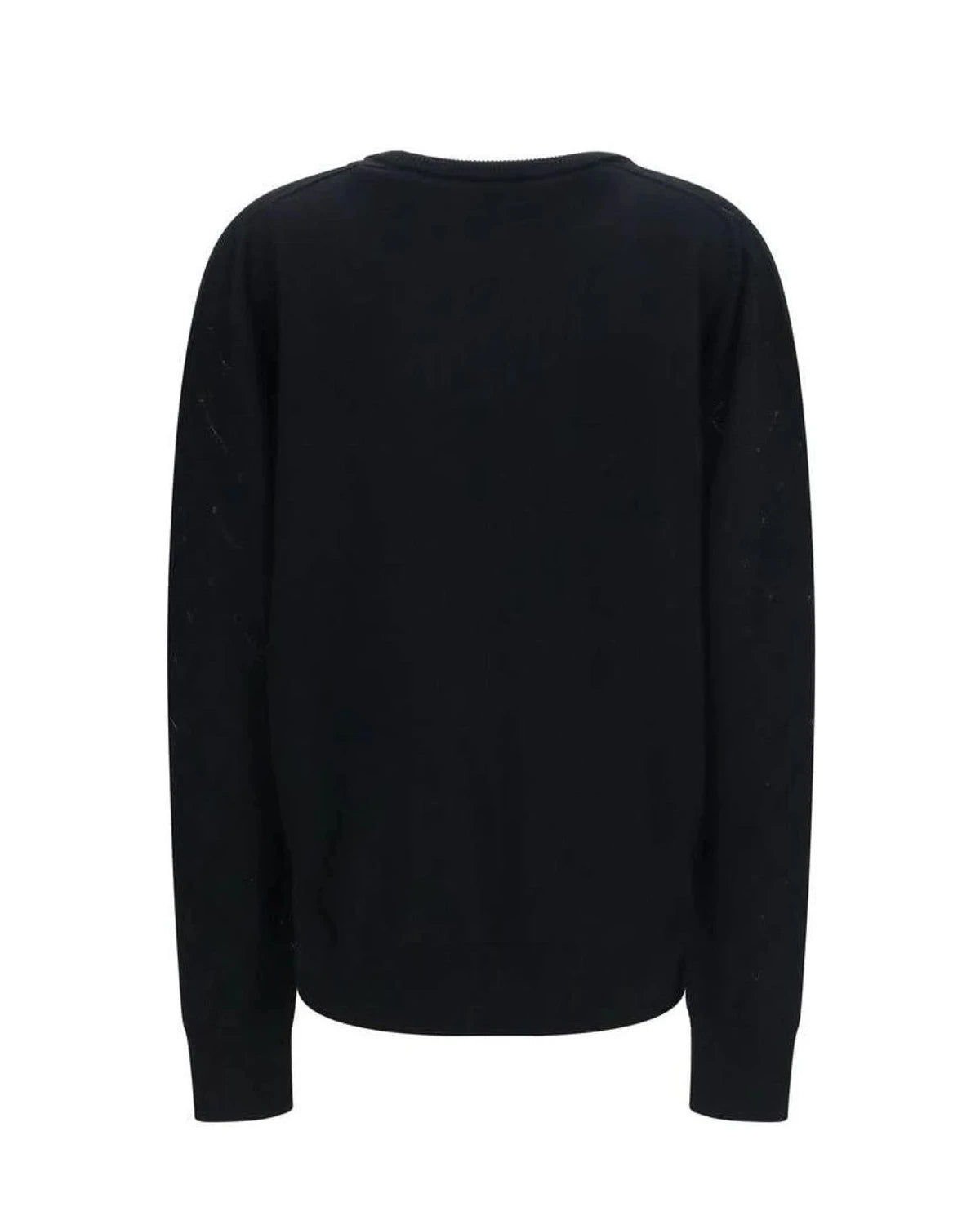 Balmain Sweater in black, Merino Wool — view 2