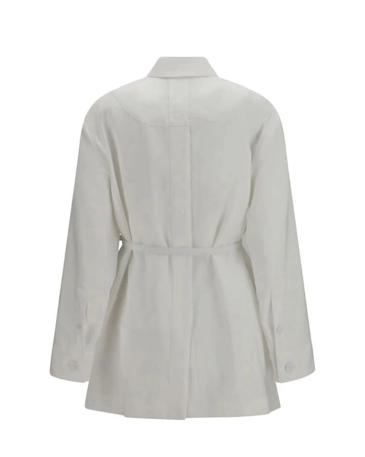 Fendi Bolero Jacket in white, Linen — view 2