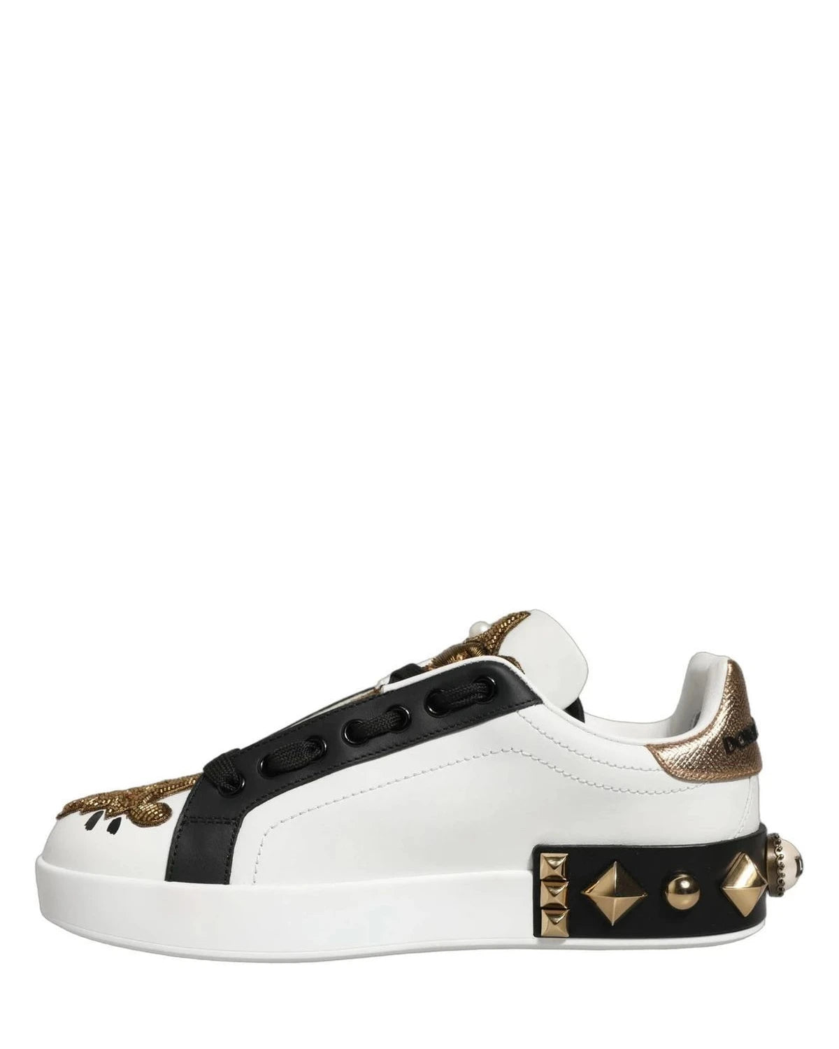 Dolce & Gabbana Portofino White Sneakers 