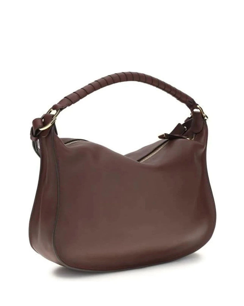 Chloé Burgundy Hobo Bag 