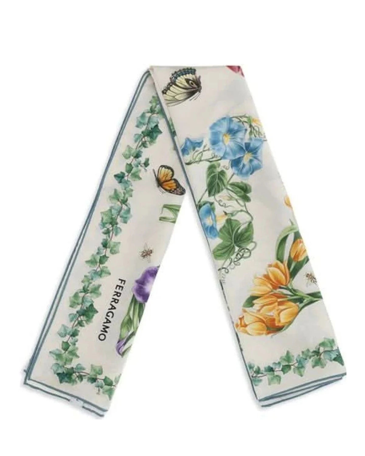 Ferragamo Scarves & Shawl in beige, Silk — view 2