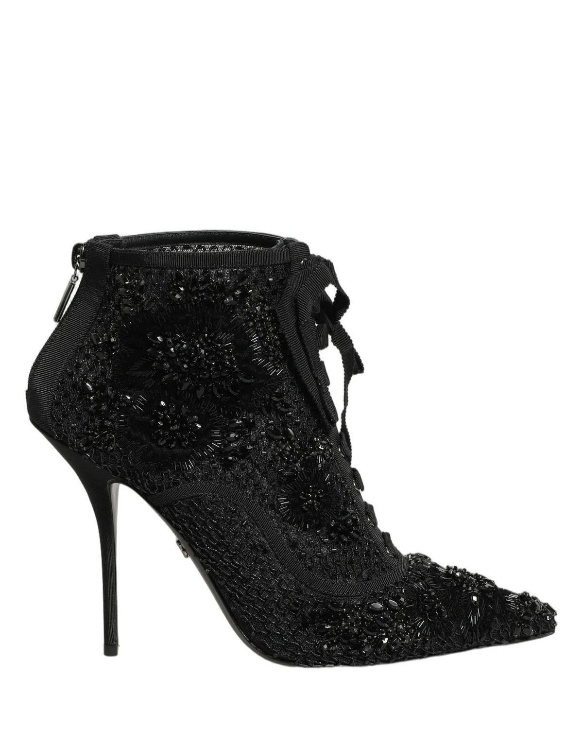 Dolce & Gabbana Black Ankle Boots 