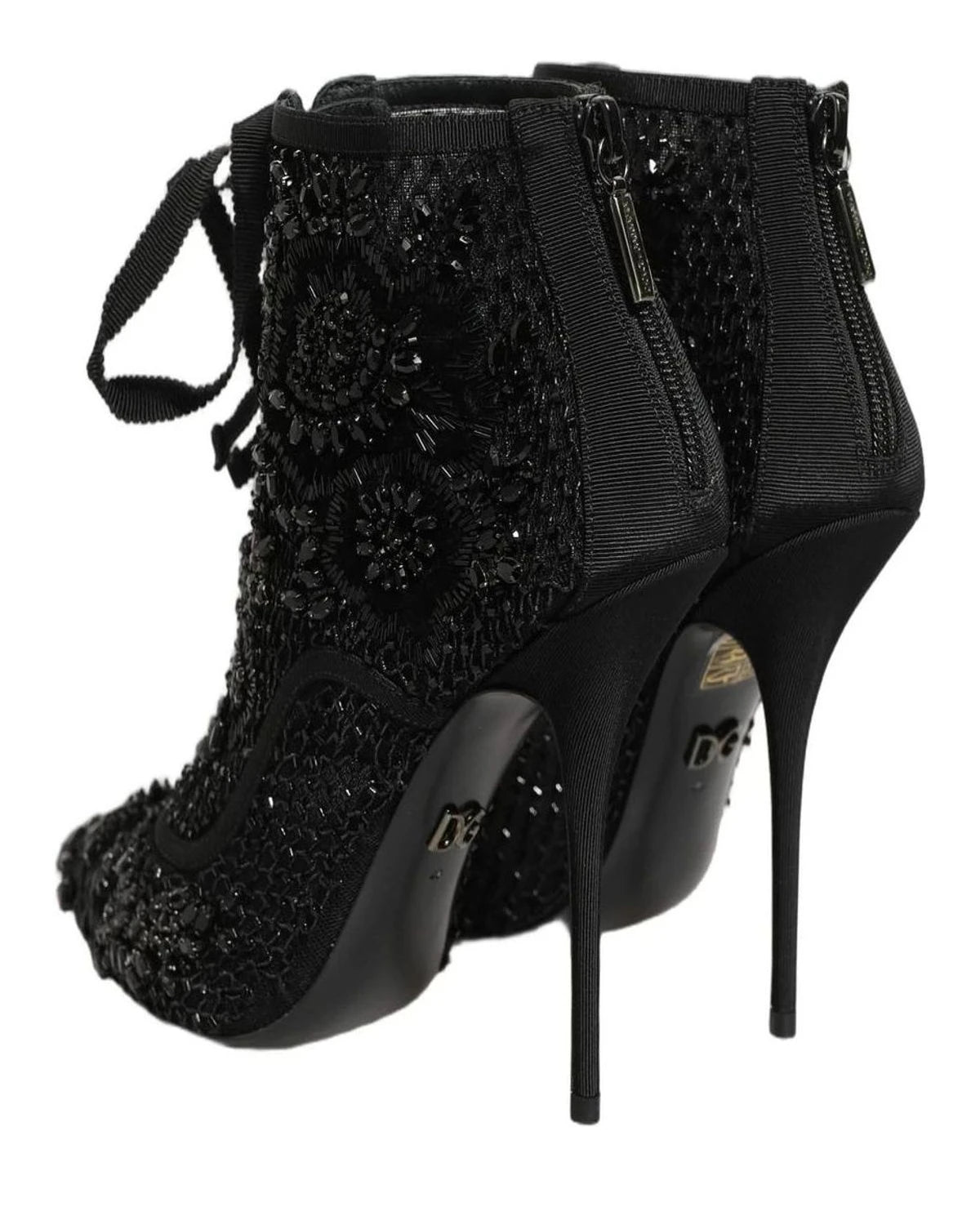 Dolce & Gabbana Black Ankle Boots 
