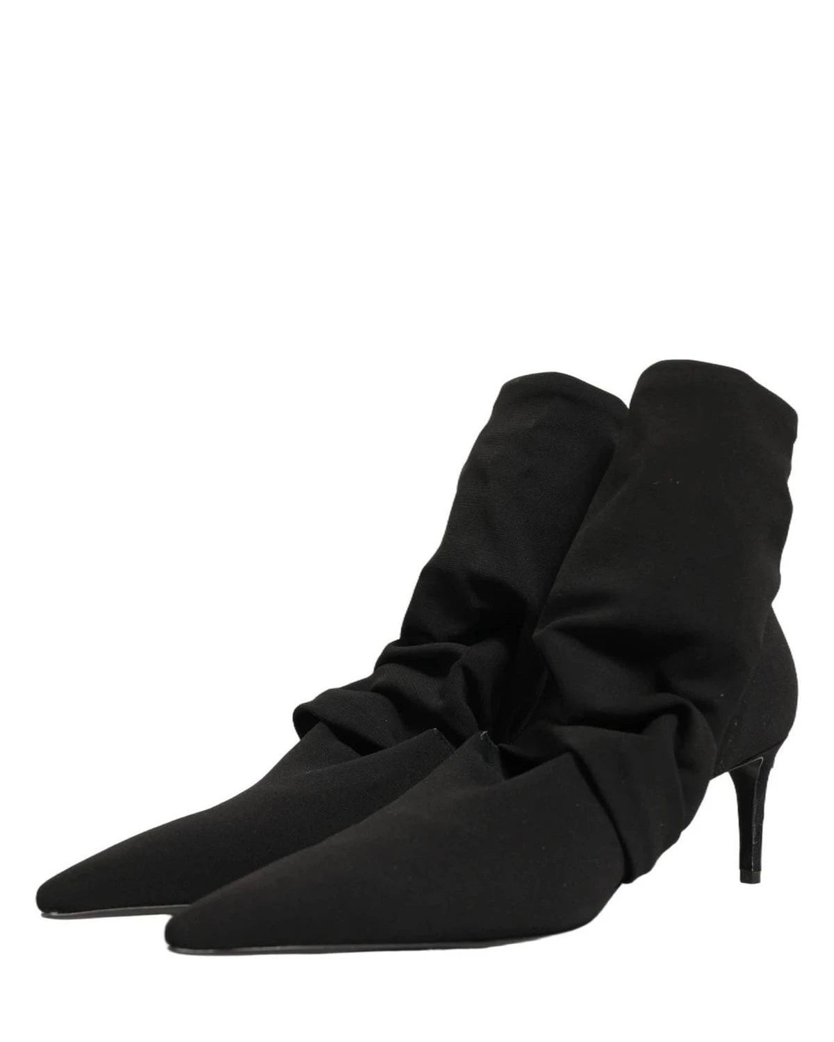 Dolce & Gabbana Socks Black Ankle Boots 