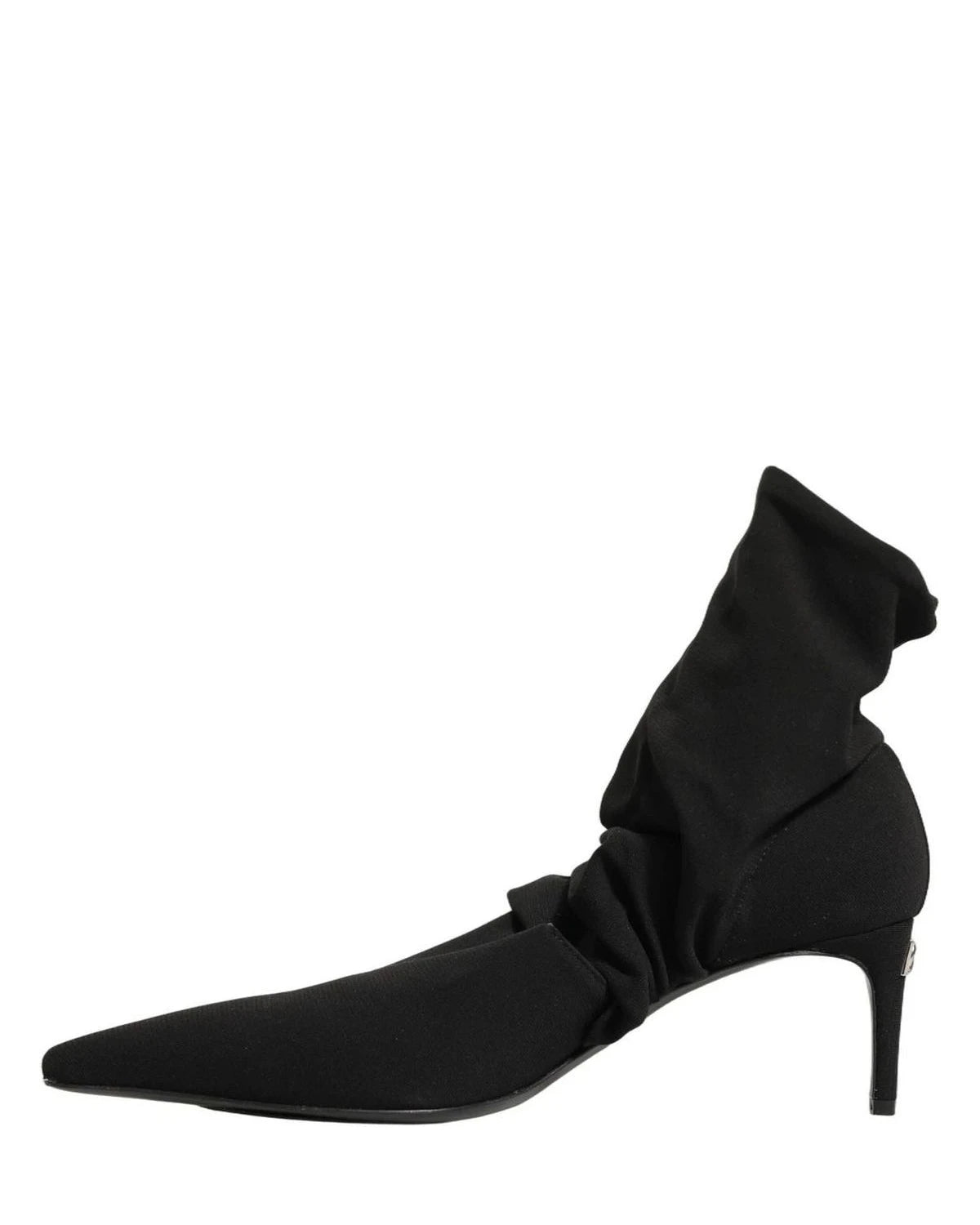 Dolce & Gabbana Socks Black Ankle Boots 