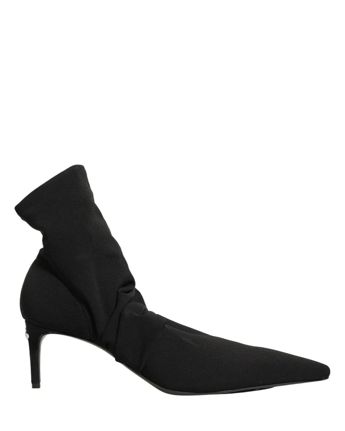 Dolce & Gabbana Socks Black Ankle Boots 