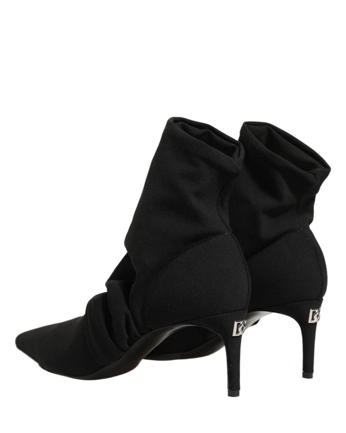 Dolce & Gabbana Socks Black Ankle Boots 