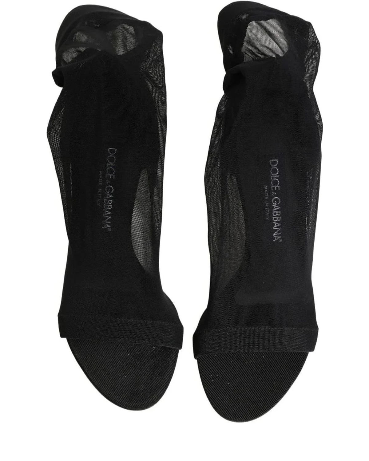 Dolce & Gabbana Sock Black Boots 