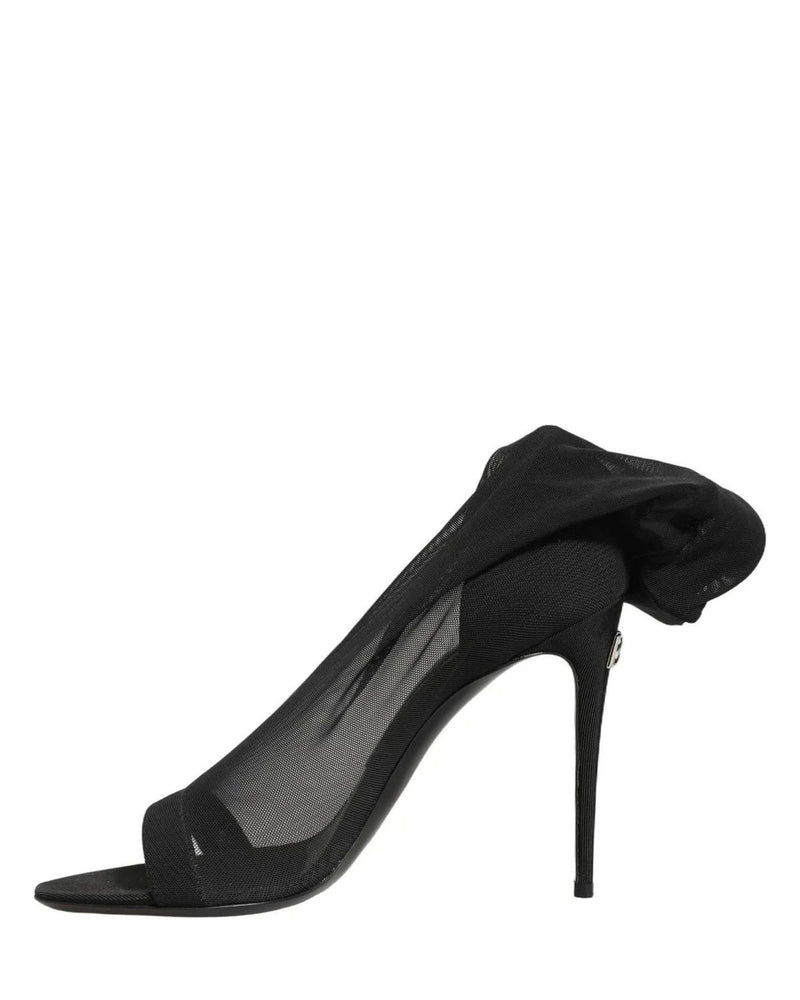 Dolce & Gabbana Sock Black Boots 
