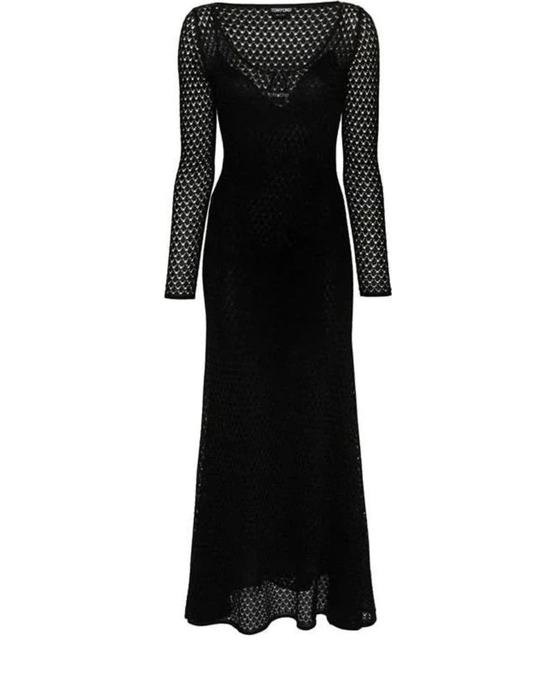 Tom Ford Dresse in black, Polyester