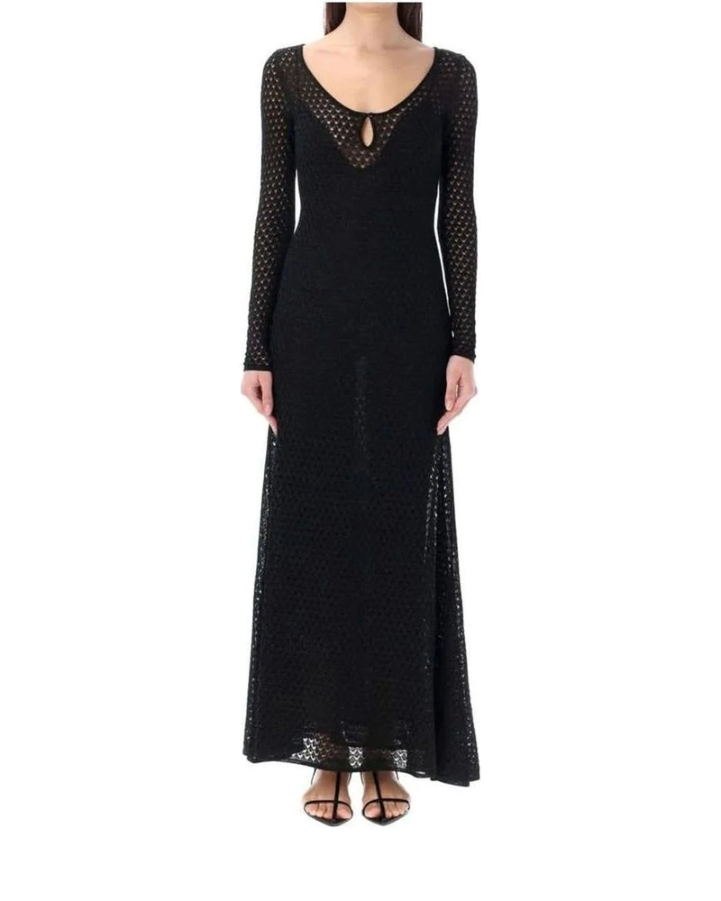 Tom Ford Dresse in black, Polyester — view 2