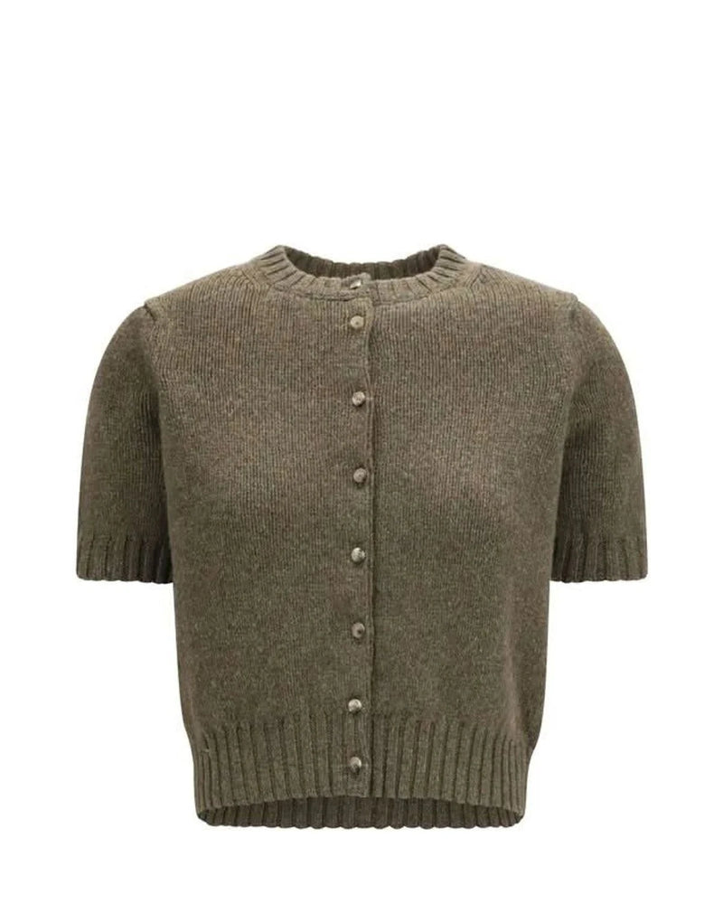 Khaite Cardigan in brown, Kashmir