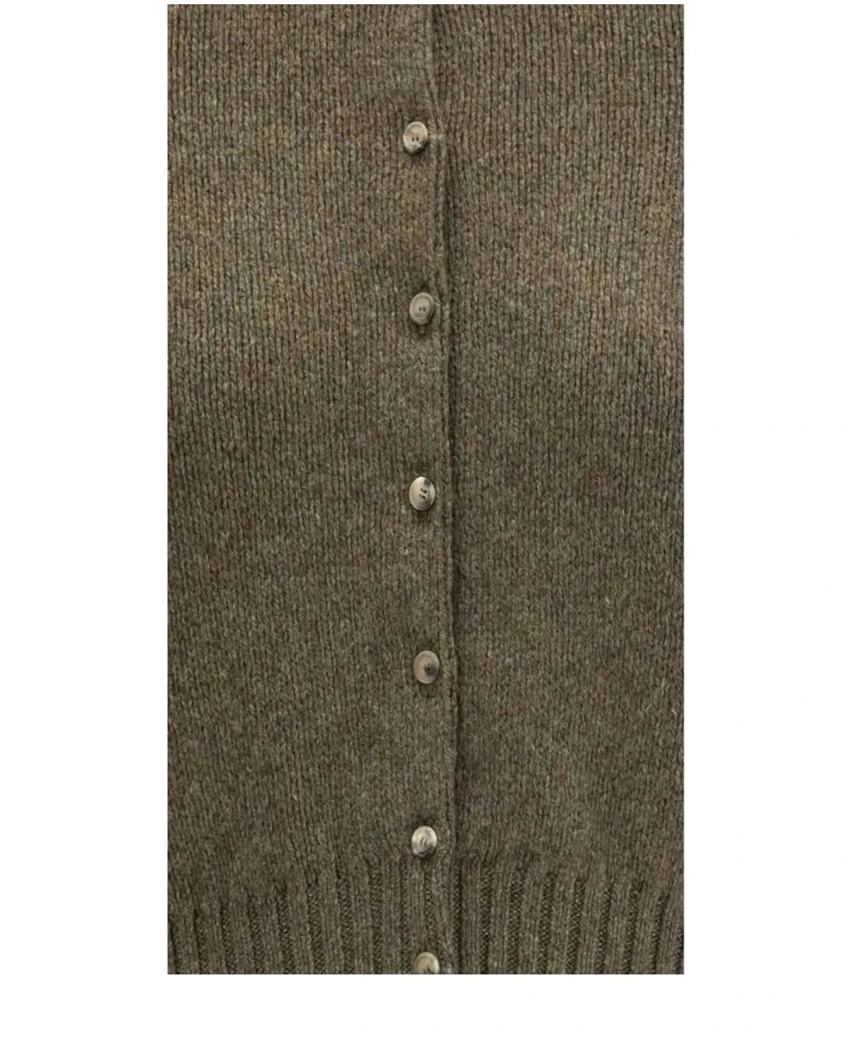 Khaite Cardigan in brown, Kashmir — view 3