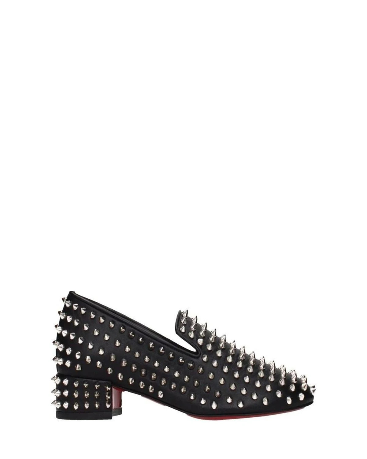 Christian Louboutin Black Loafers 