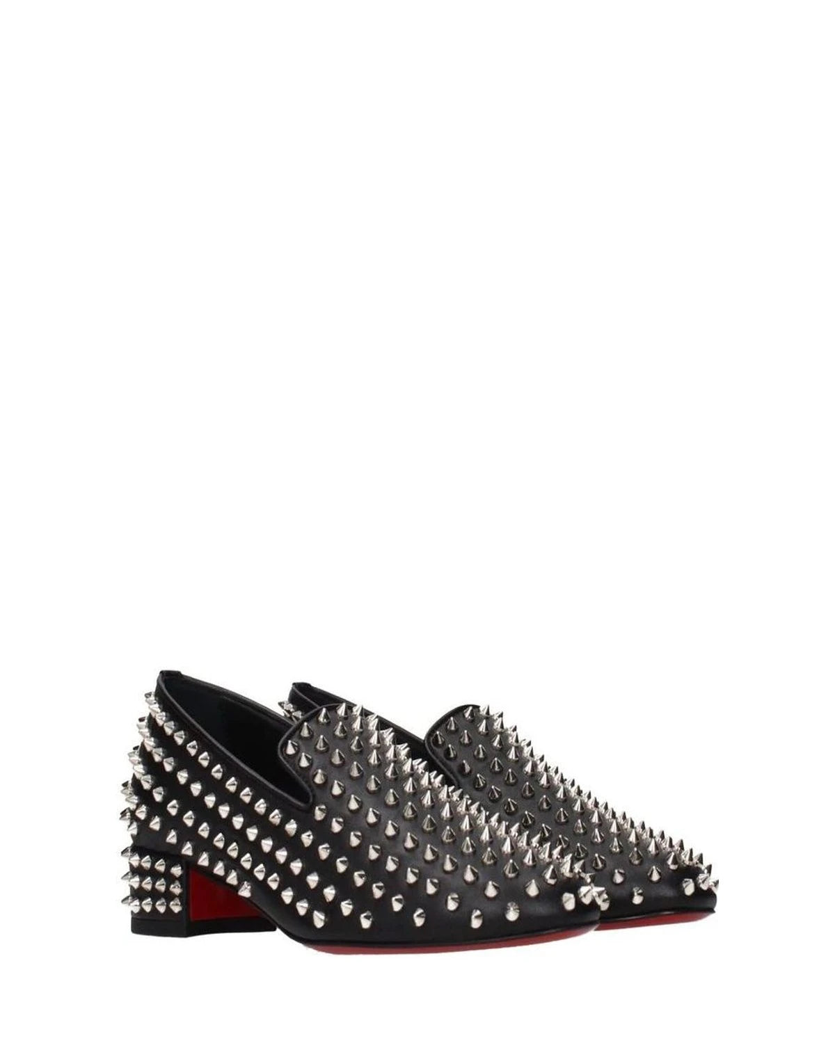 Christian Louboutin Black Loafers 