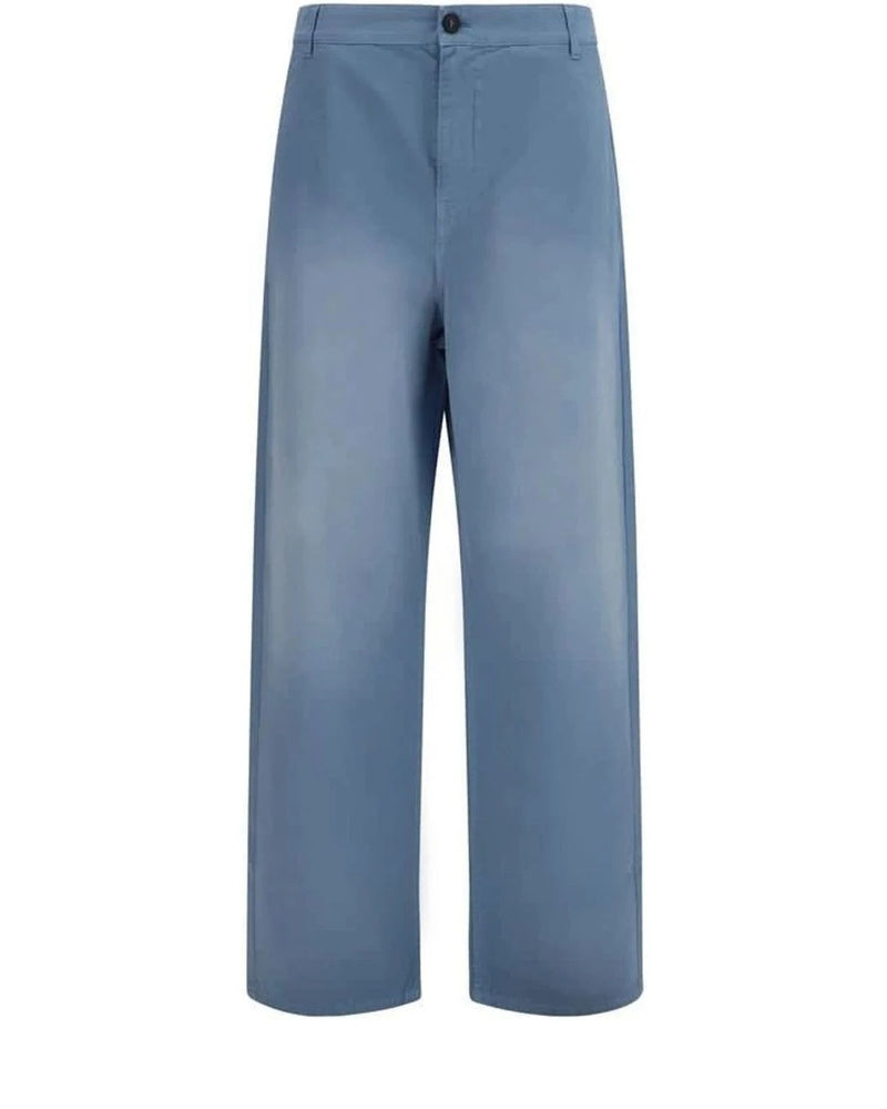 Miu Miu Trouser in blue, Cotton