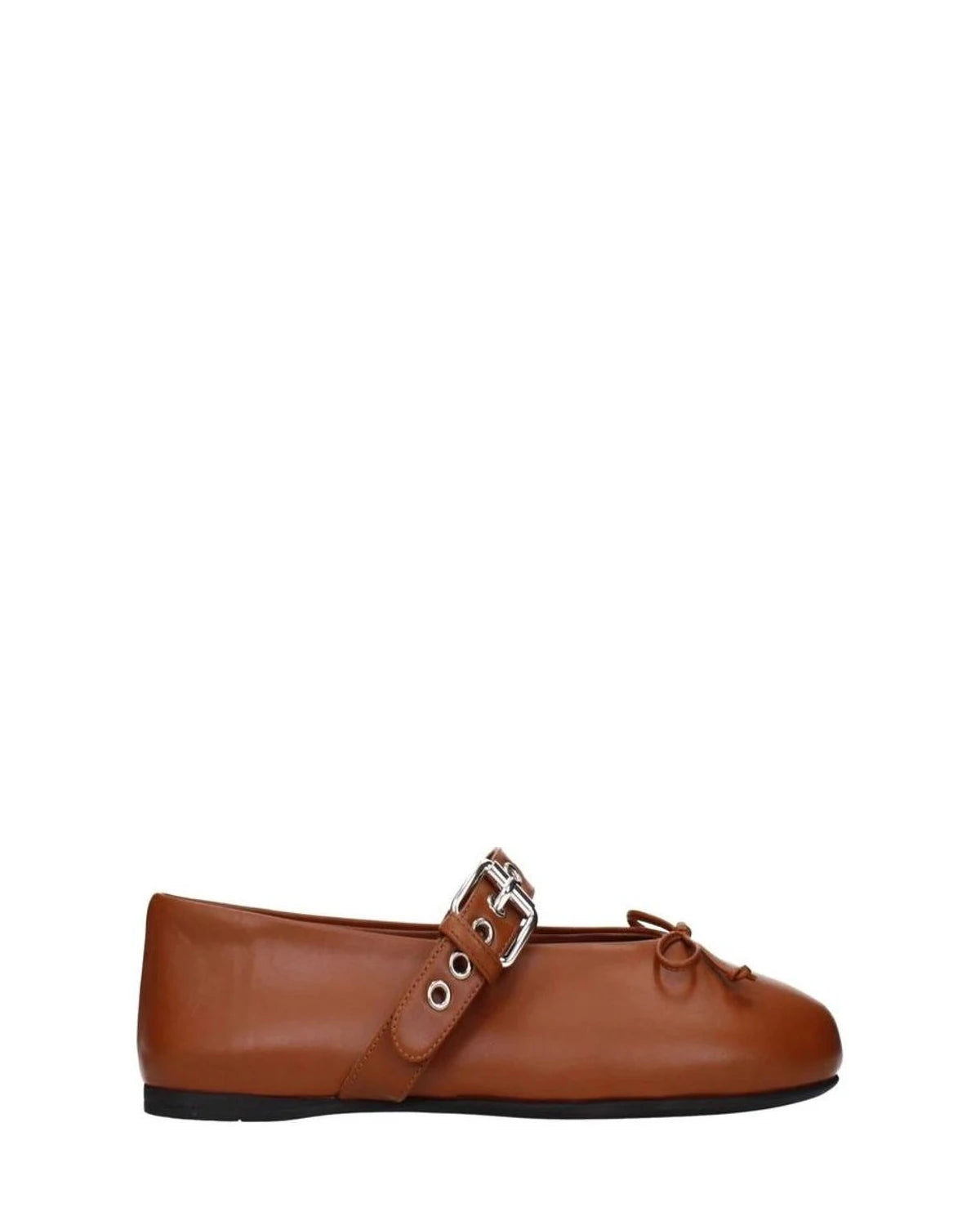 Miu Miu Brown Ballet Flats 