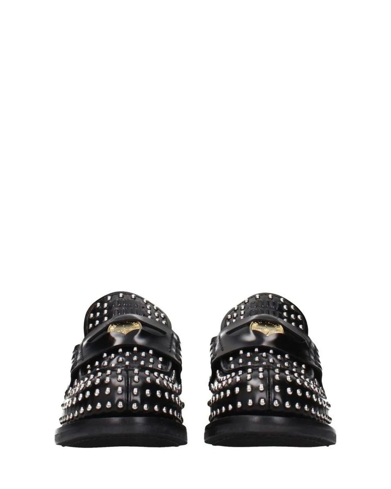 Miu Miu Black Loafers 
