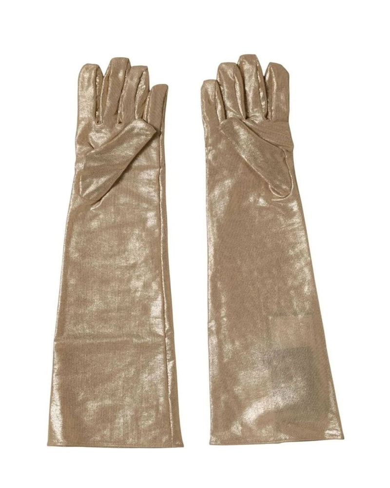 Dolce & Gabbana Gloves & Mitten in beige, Polyamide — view 3