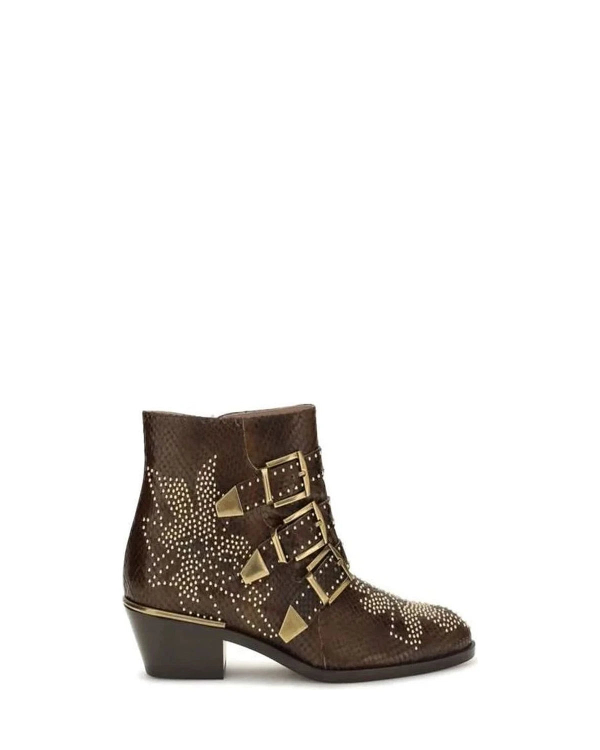 Chloé Brown Ankle Boots 