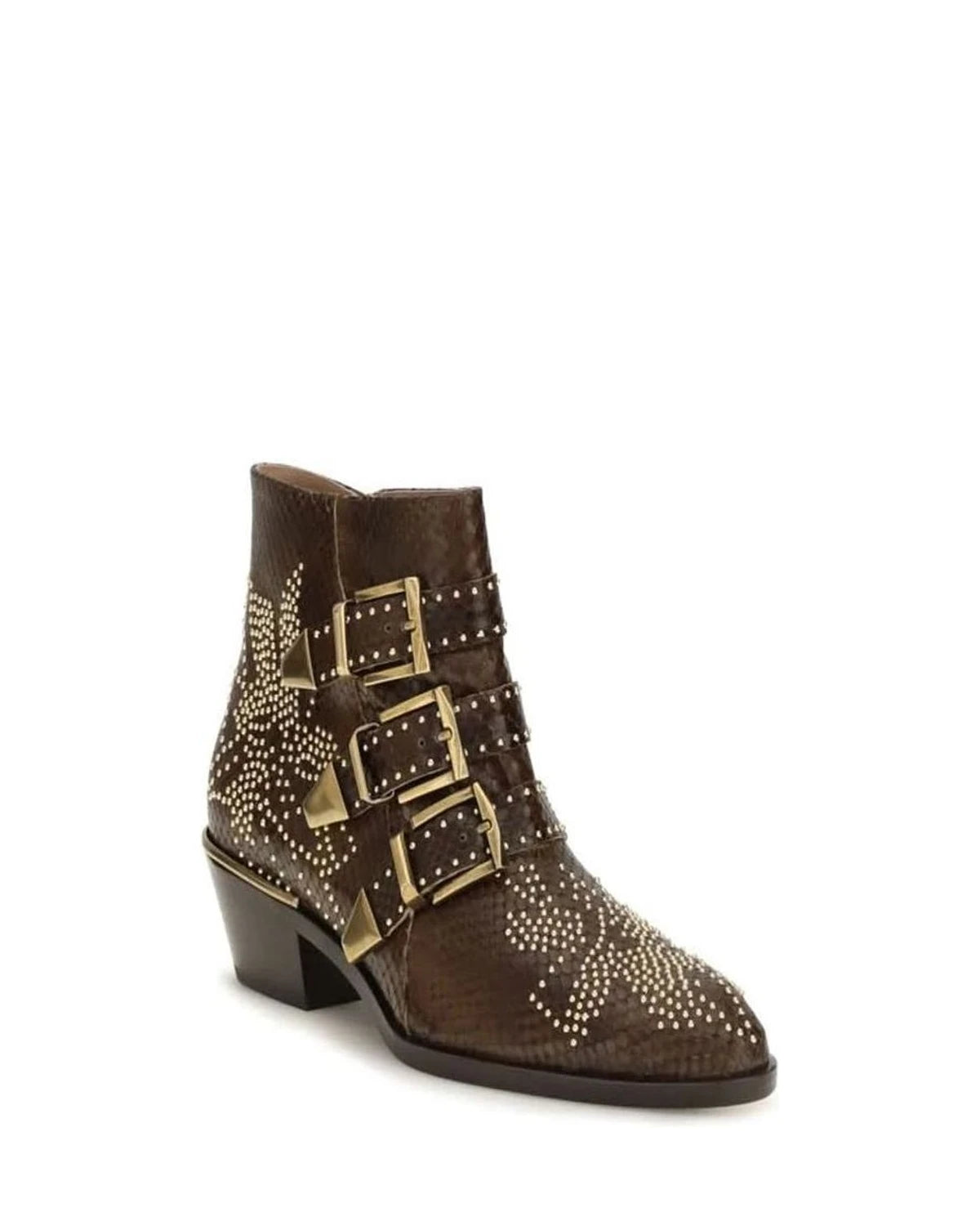 Chloé Brown Ankle Boots 