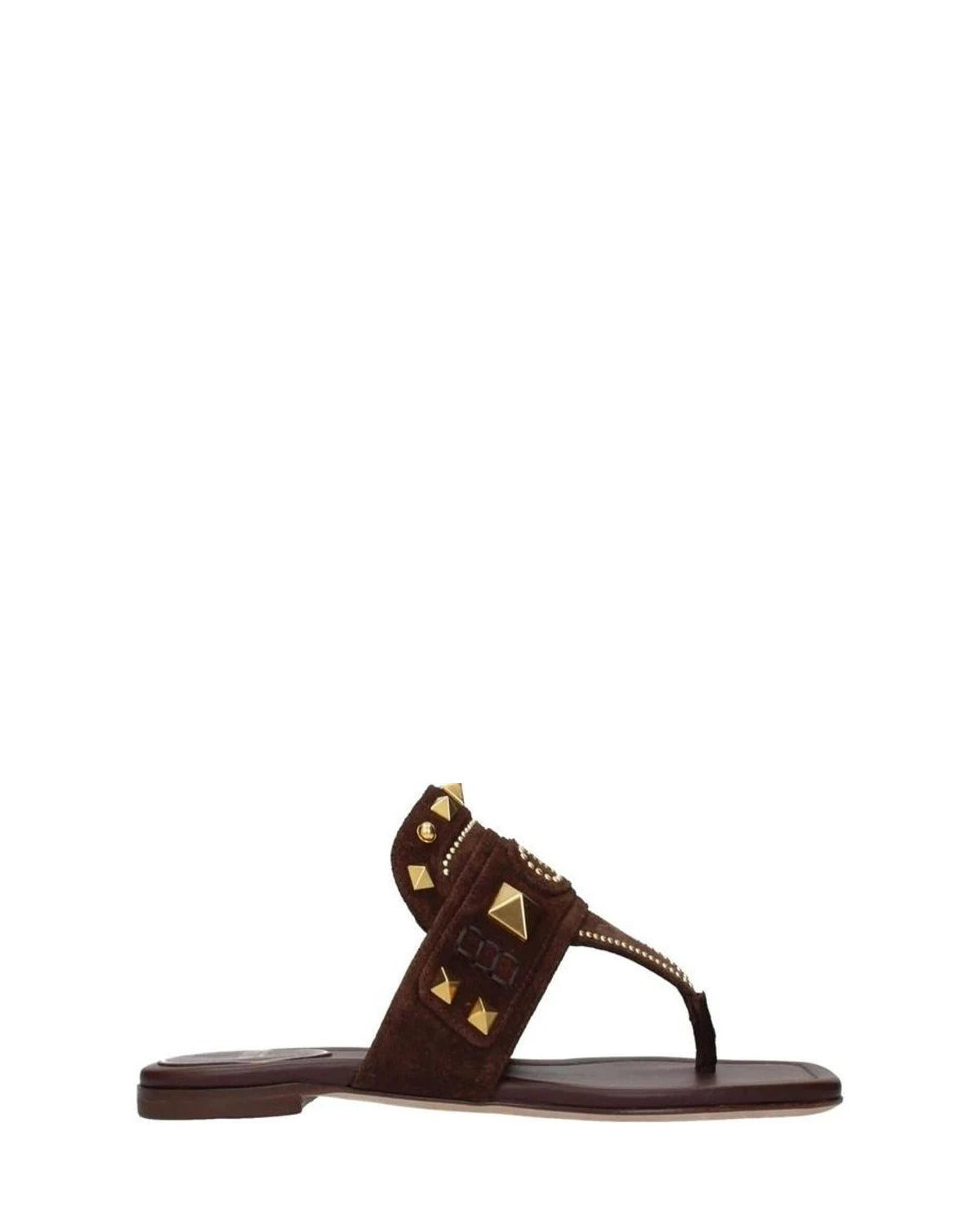 Valentino Garavani Brown Flip-Flops 