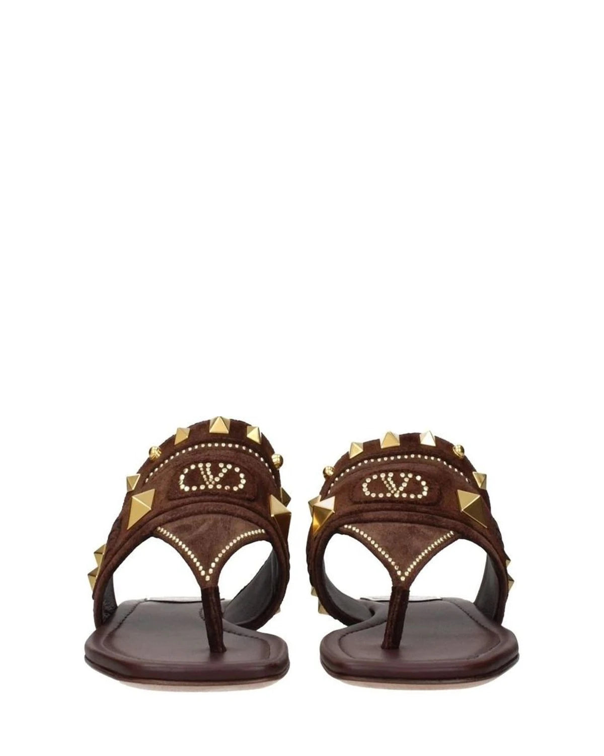 Valentino Garavani Brown Flip-Flops 