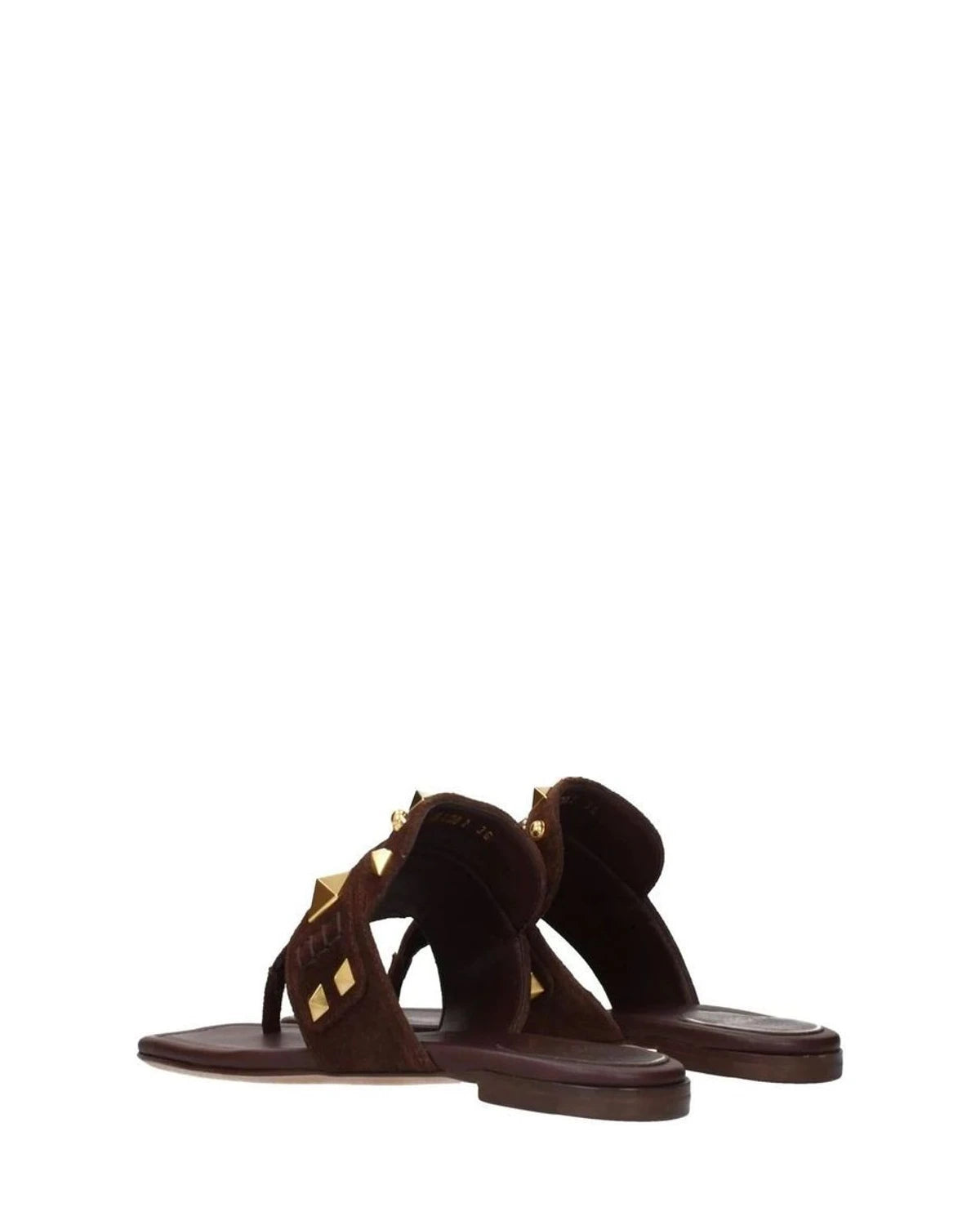 Valentino Garavani Brown Flip-Flops 