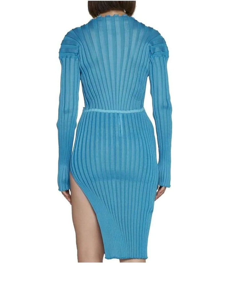 A. Roege Hove Cardigan in blue, Cotton — view 3