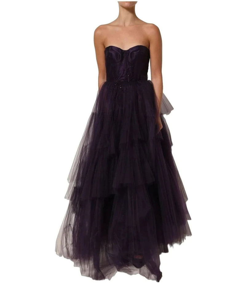 Dolce & Gabbana Dresse in purple, Silk — view 6