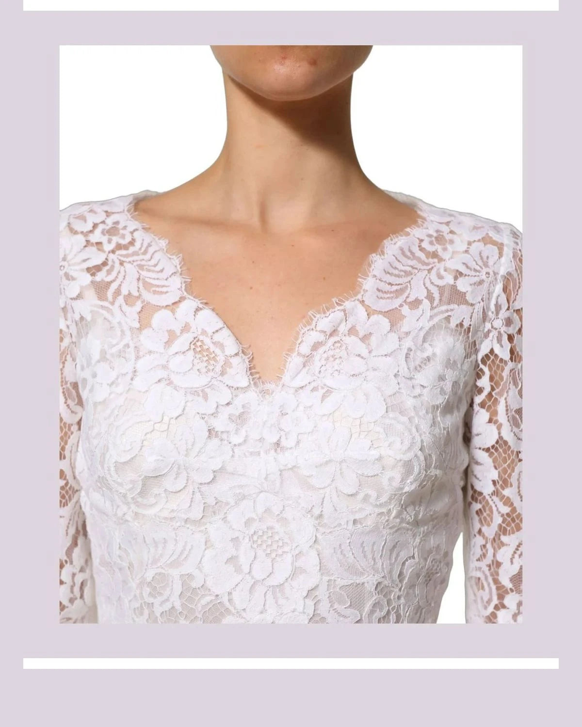 Dolce & Gabbana Dresse in white, Silk — view 6