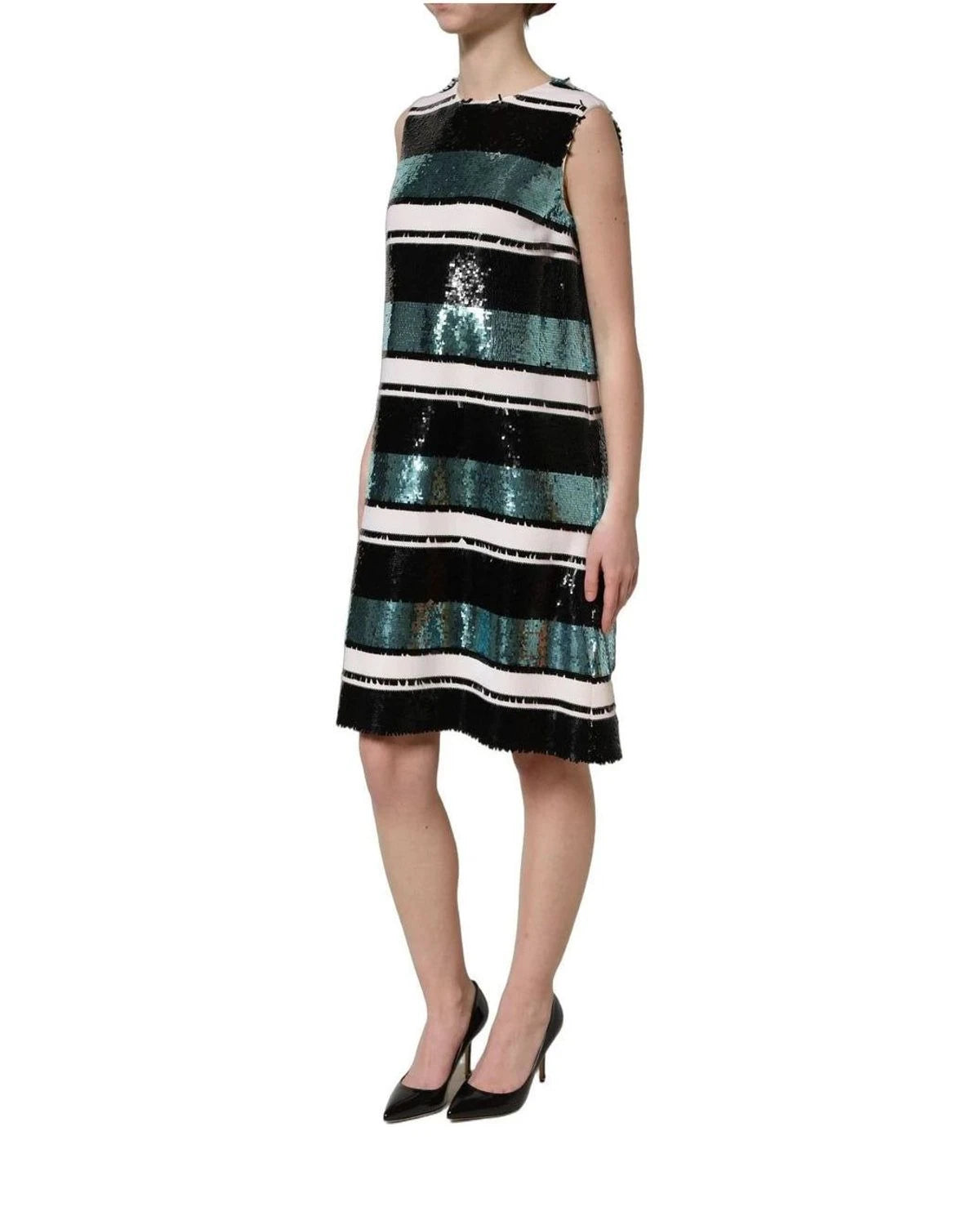 Dolce & Gabbana Dresse in multicolor, Silk — view 4