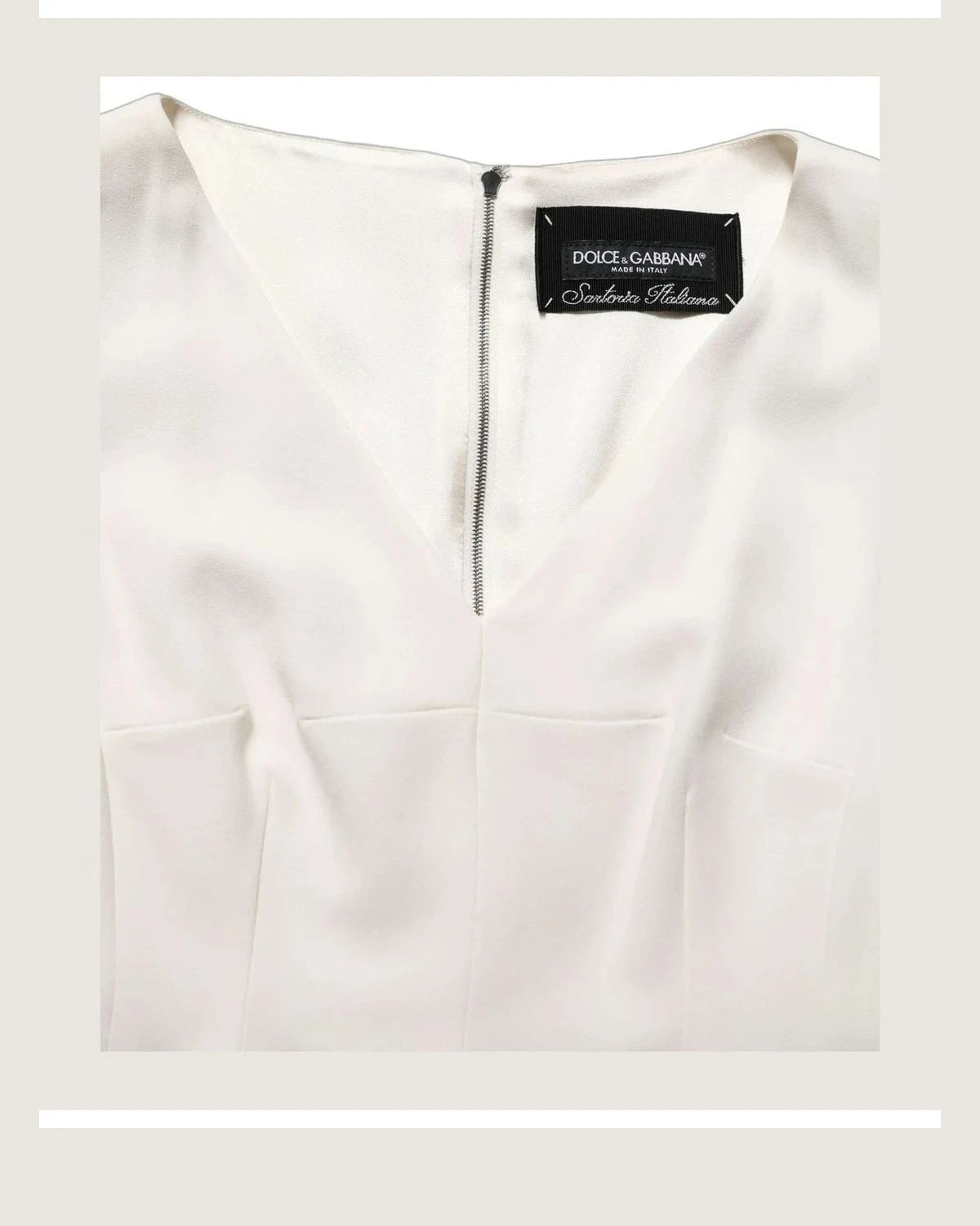 Dolce & Gabbana Dresse in white, Silk